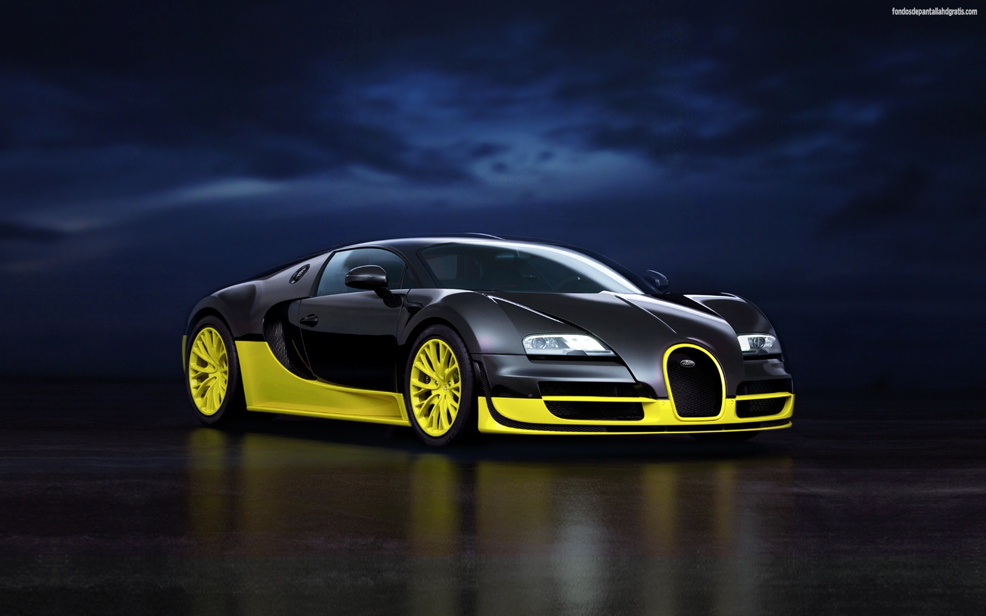 Descargar Imagen Bugatti Veyron Super Sport Wallpaper HD Widescreen