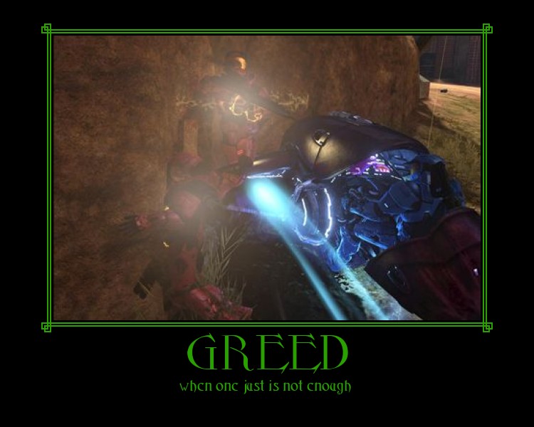 Funny Halo Wallpaper Greed By