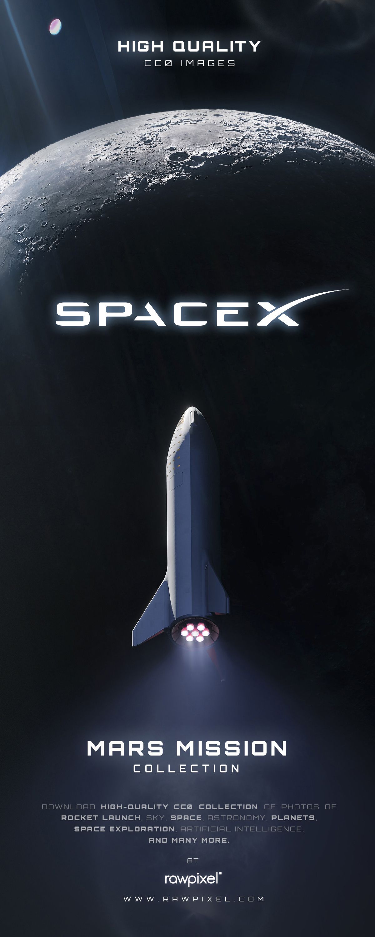 High Resolution Spacex Launch And Exploration Photo Set