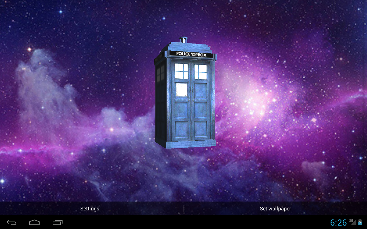 Tardis 3d Live Wallpaper Android Apps On Google Play