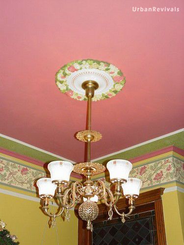 Wallpaper Borders And A Pound Cornice With Trim In Multiple Colors