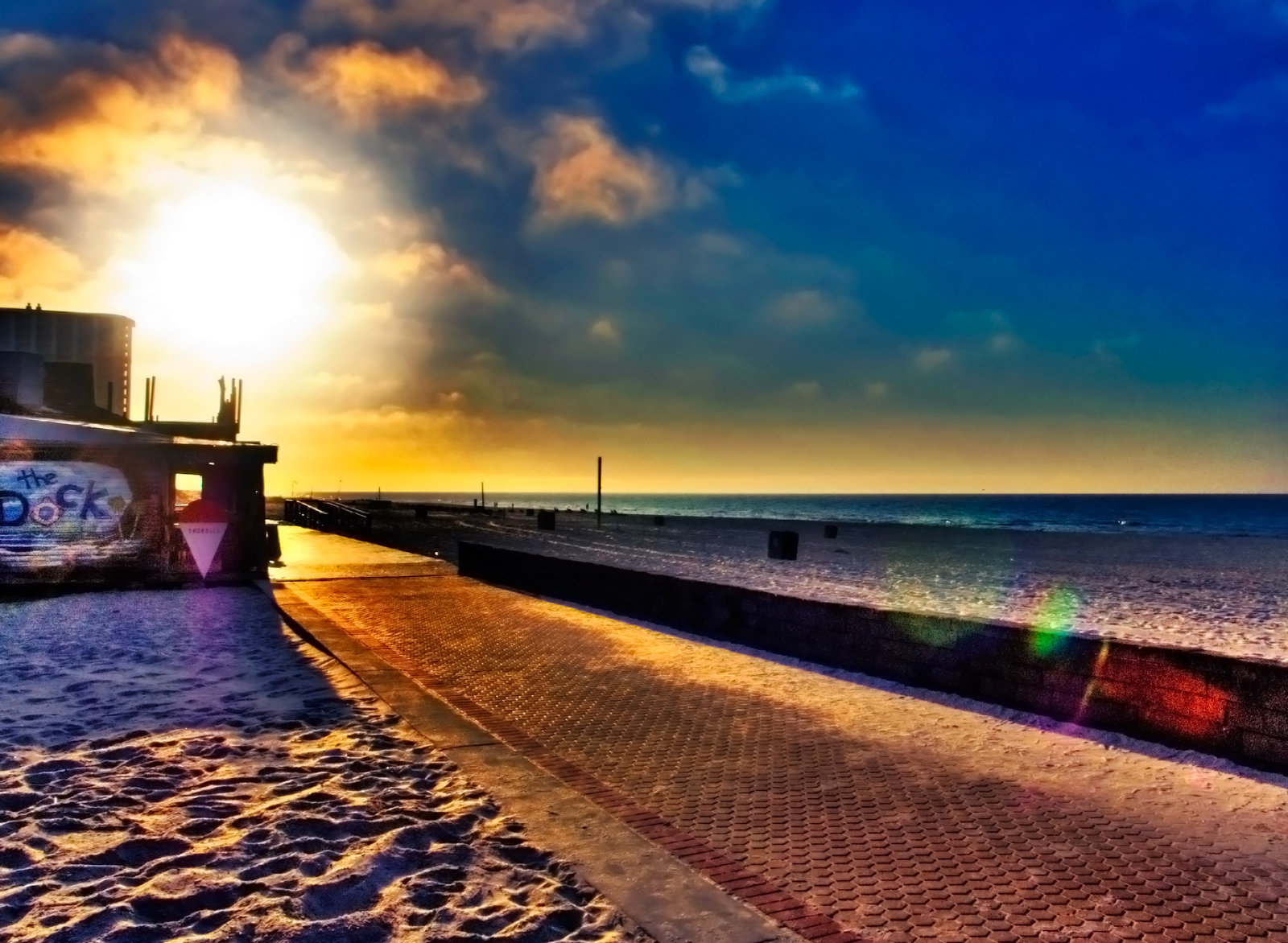 Pensacola Beach Sunrise In HDr By Elav8