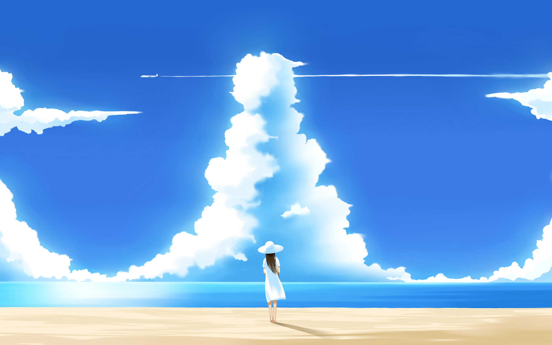 Anime Beach Background Images Pictures   Becuo
