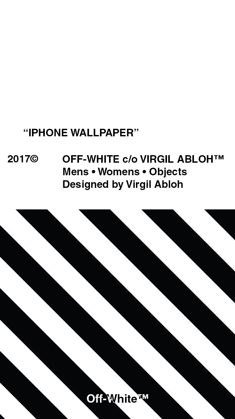 Art Made An Off White Wallpaper For iPhones Streetwear