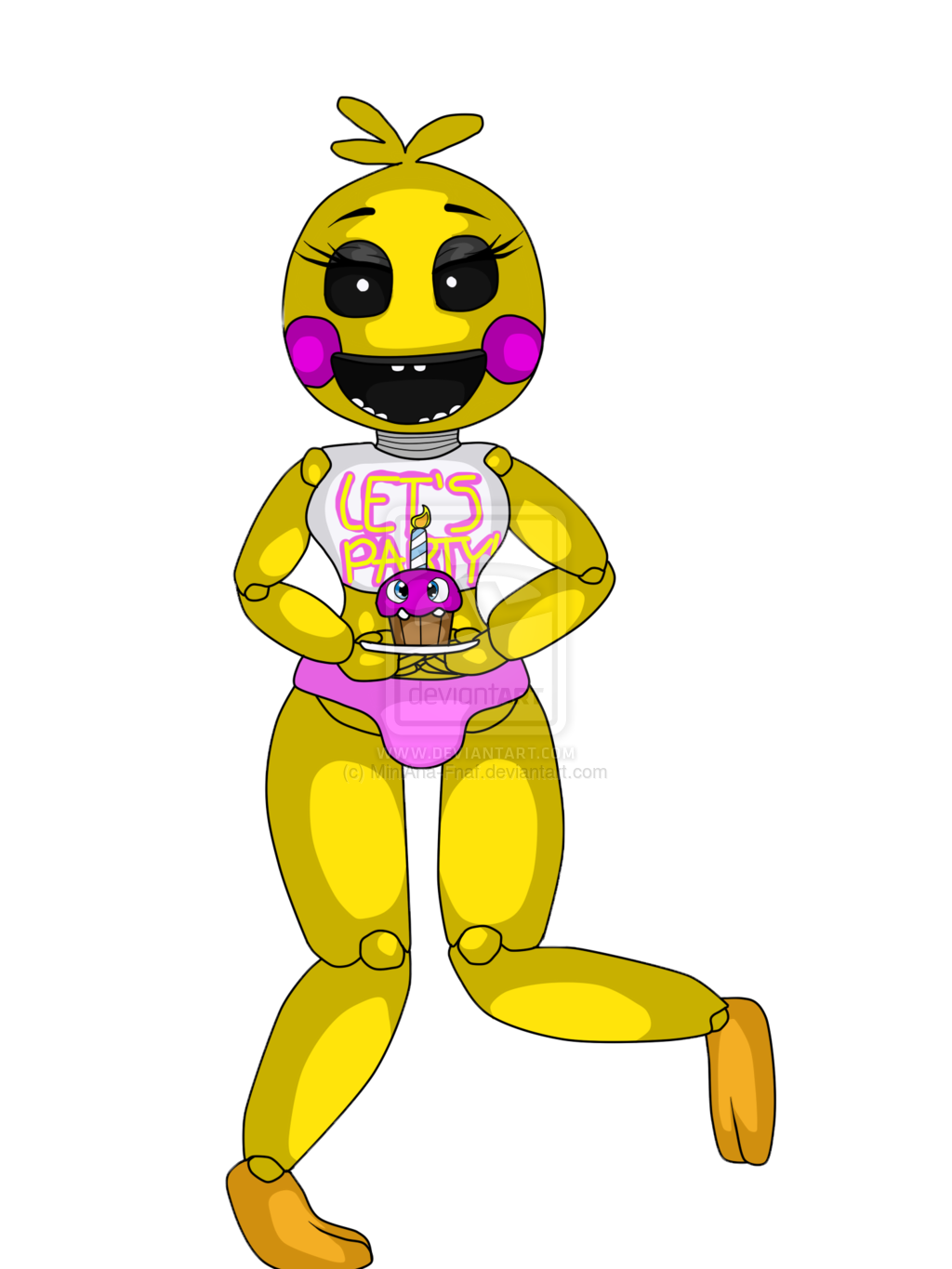 Toy Chica Png By Miniana Fnaf