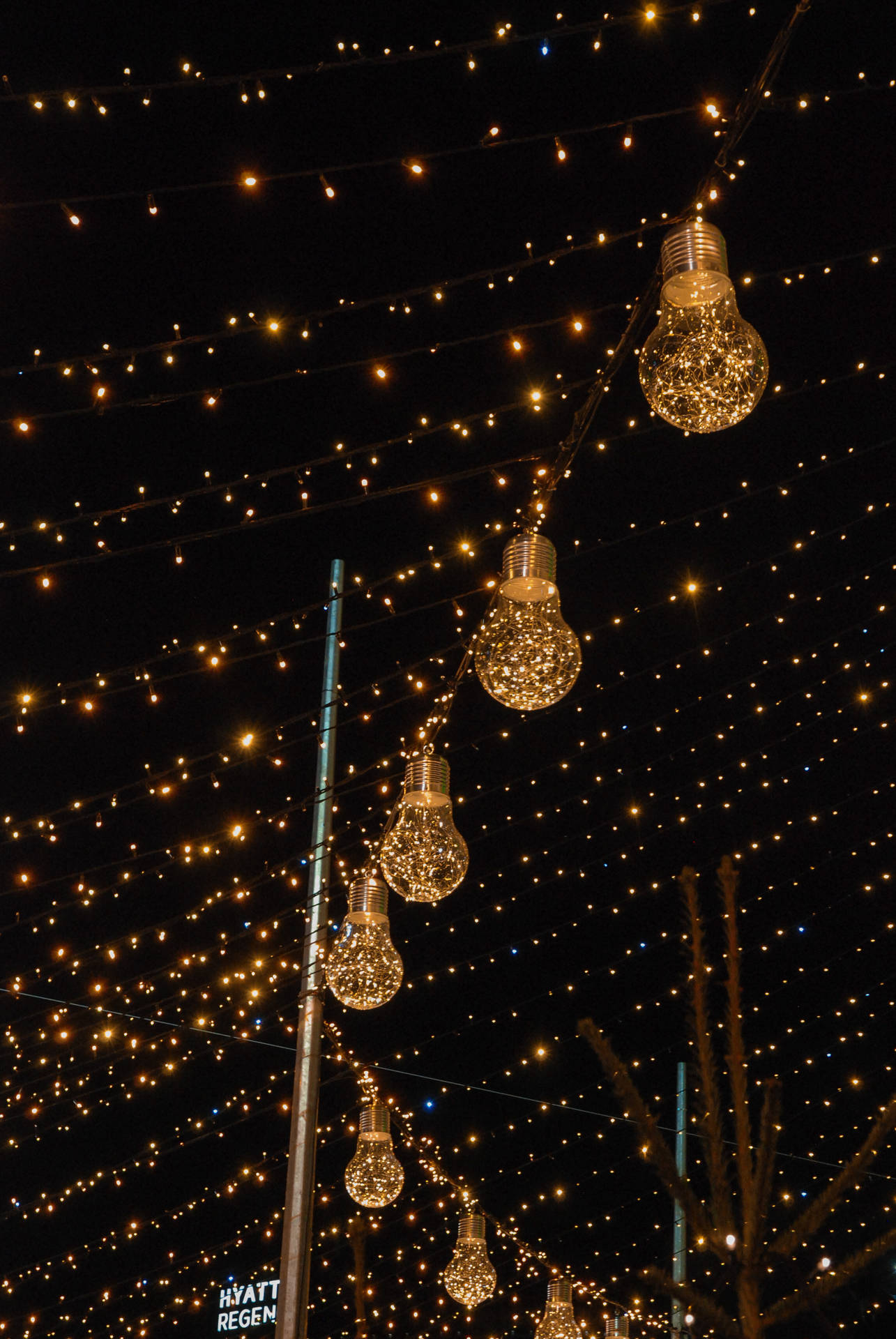 Fairy Lights Aesthetic Wallpaper