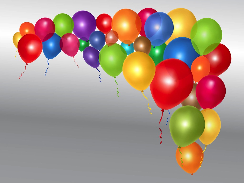 Party Balloons Wallpaper Images Pictures   Becuo 1024x768
