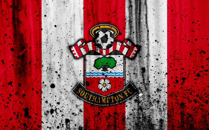 Wallpaper Fc Southampton 4k Premier League Logo England