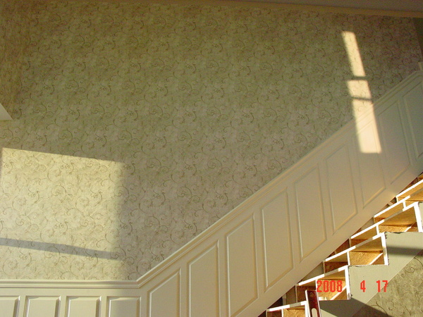 Neverdone Hallway And Dining Room Now There Is Wallpaper