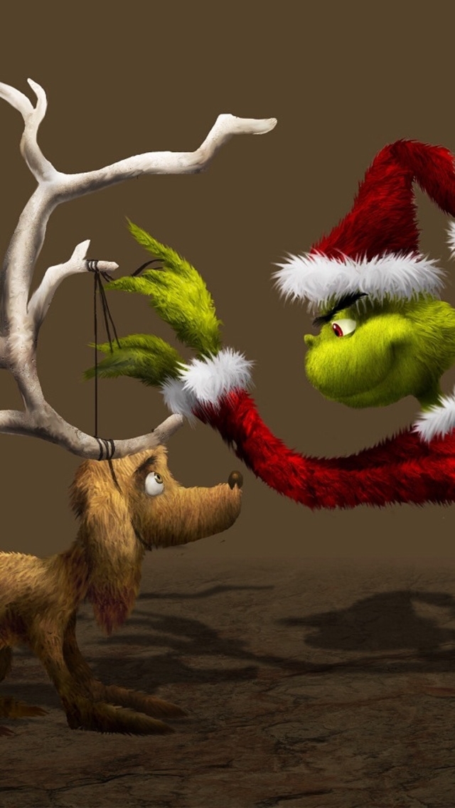 iPhone 5s Merry Christmas Grinch Best Wallpaper