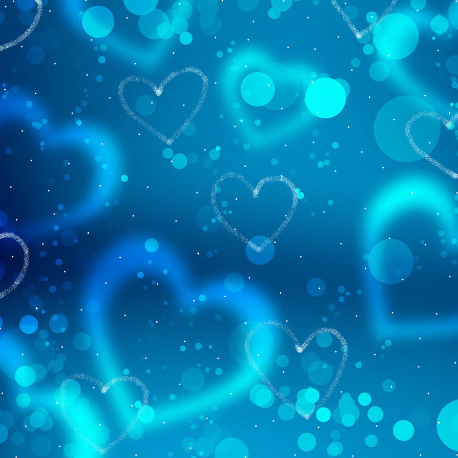 🔥 Download Blue Heart Wallpaper by @caseyk31 | Blue Heart Wallpapers ...