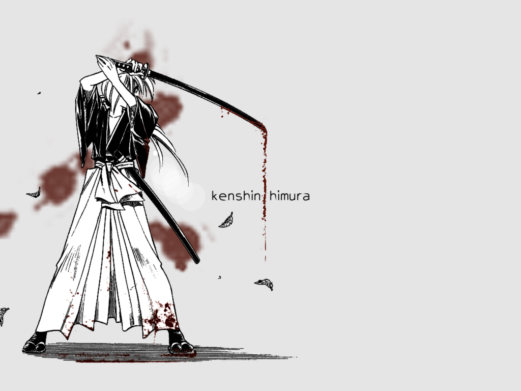 Of Kenshin Himura HD Widescreen Wallpaper