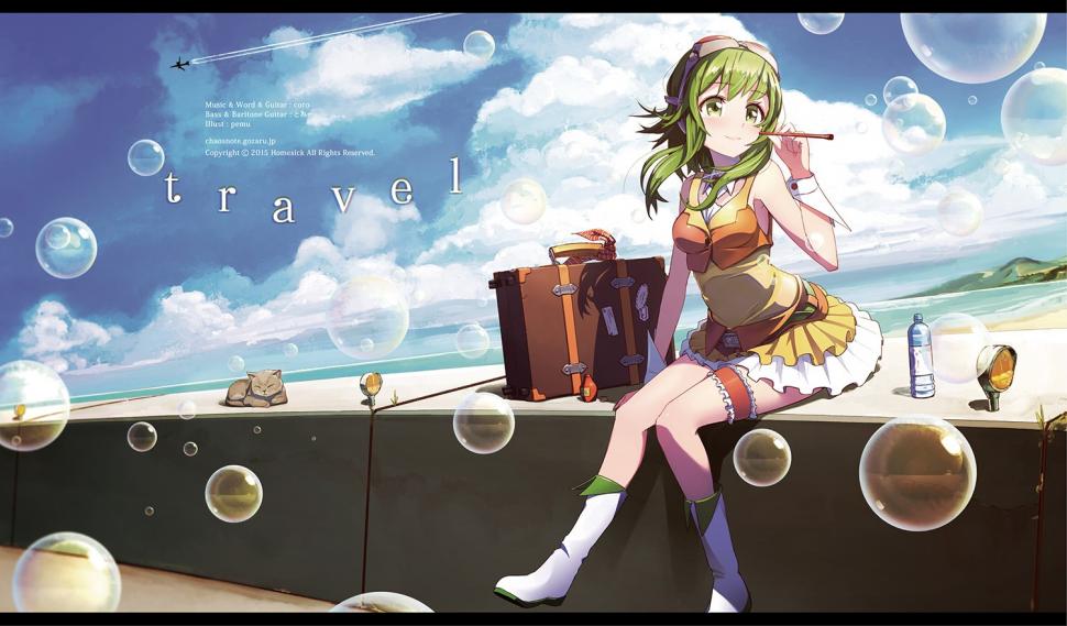 Free Download Anime Girls Vocaloid Megpoid Gumi Bubbles Wallpaper Anime 970x569 For Your Desktop Mobile Tablet Explore 28 Megpoid Wallpaper