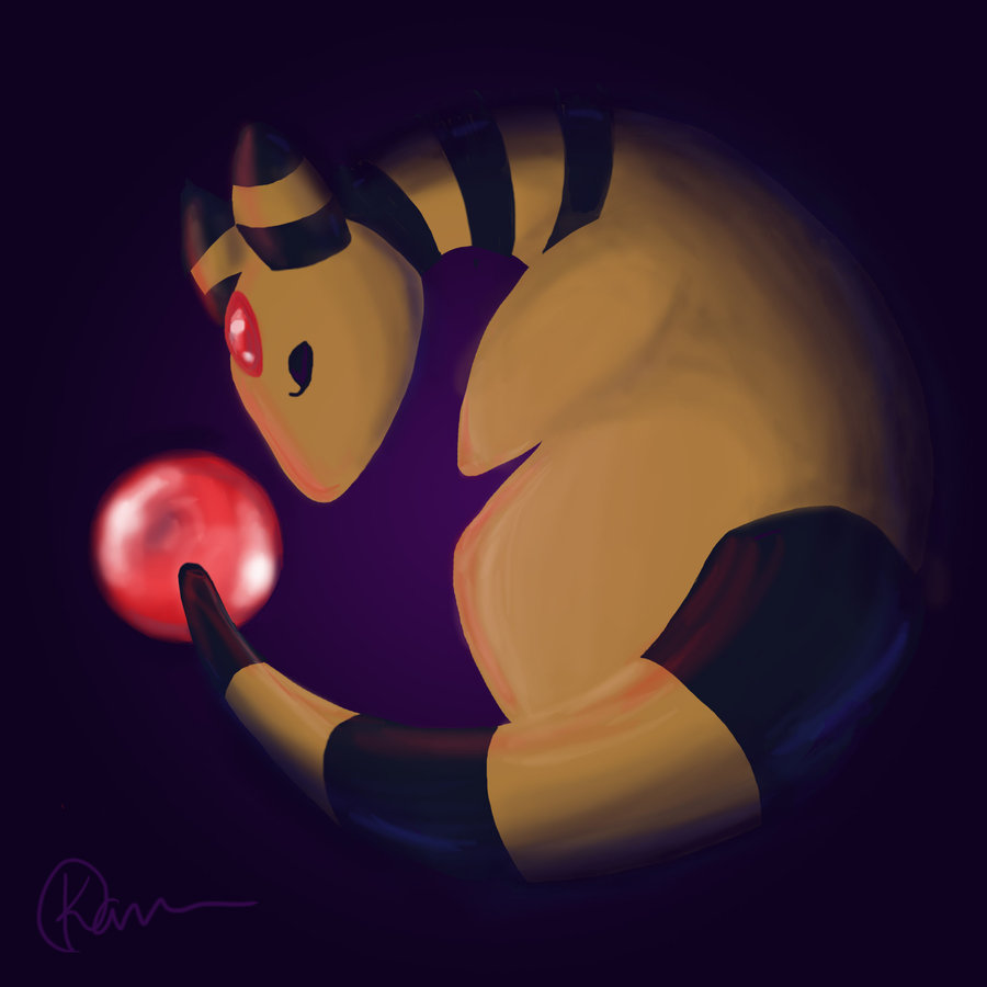 Draw Me An Ampharos By Inquisitive Soul