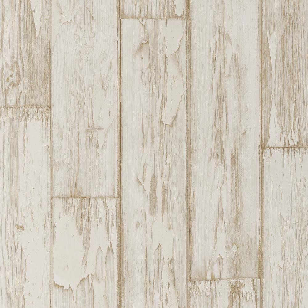 Home White W0050 Peeling Planks Realistic Distressed Wood
