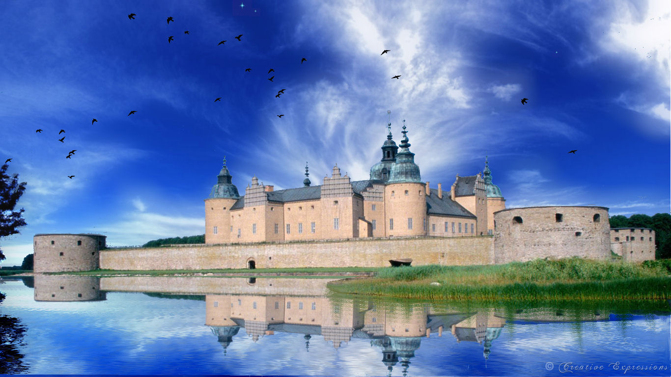Desktop Themes Kalmar Castle Widescreen Wallpaper Windows Xp