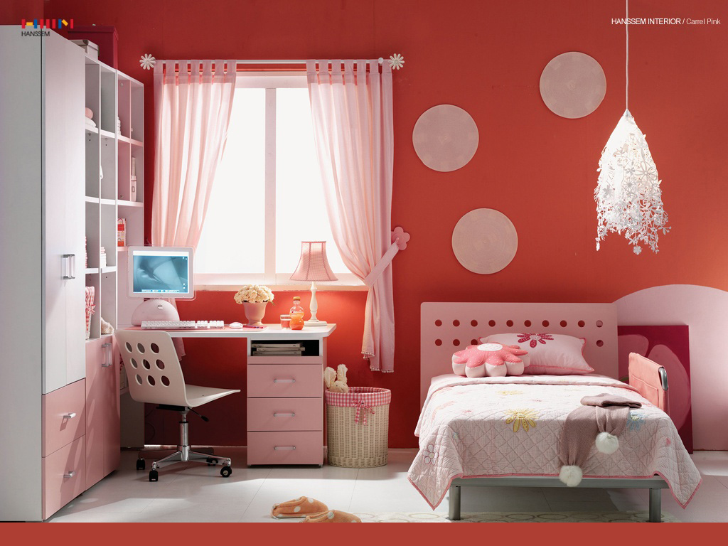 Beautiful Wallpaper A Pink Room For Your Girl Free Wallpaper World