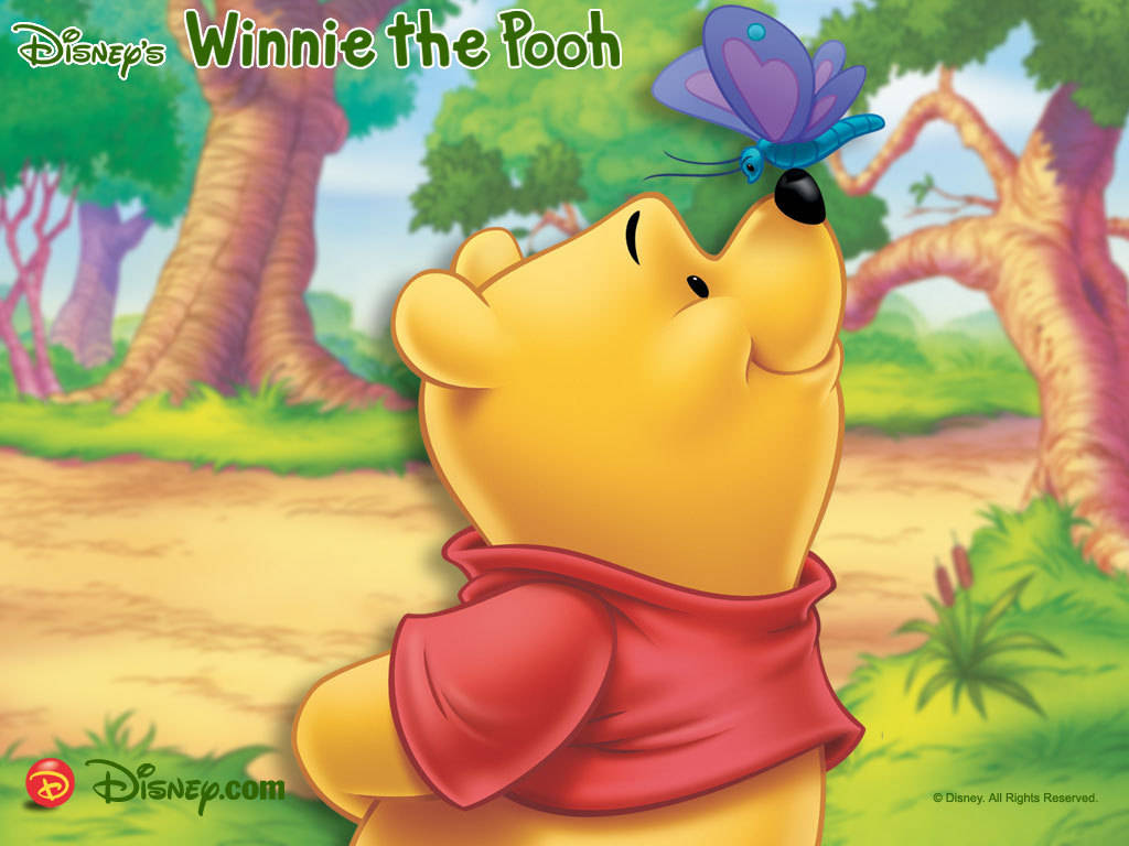 Cute Winnie The Pooh iPhone Theme Wallpaper