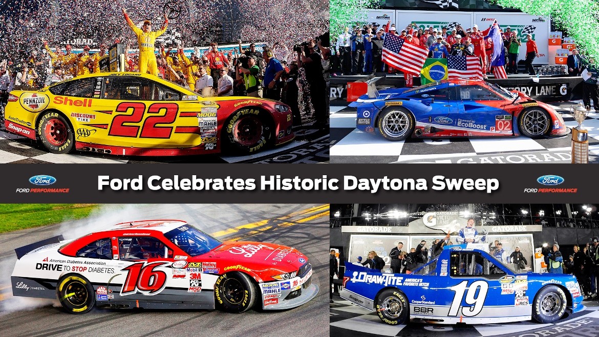 Winning Wallpaper Celebrate Ford S Four Daytona Wins