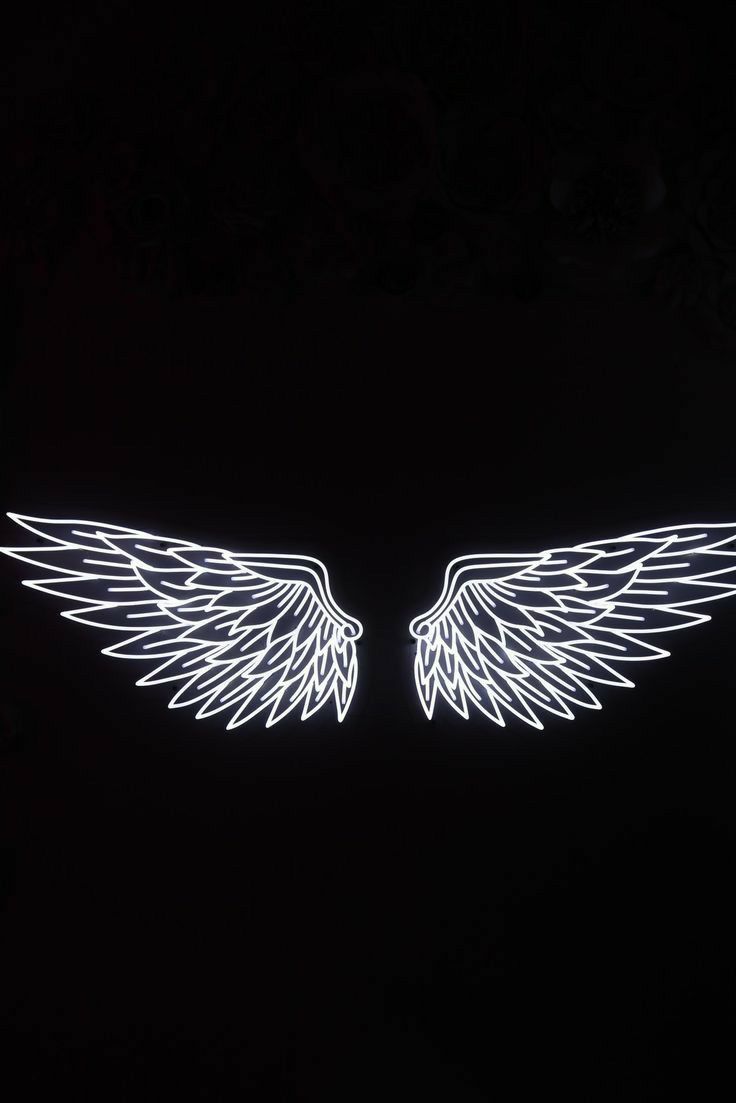 Beads On Angel Wings Wallpaper iPhone