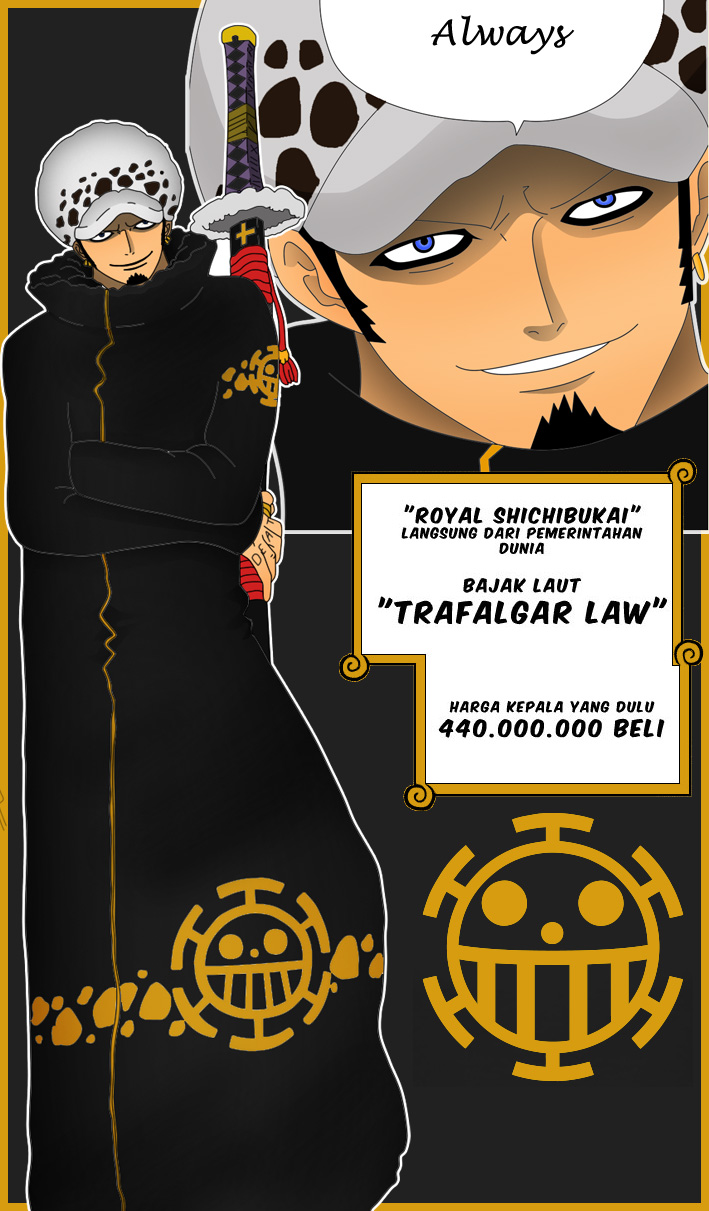 Trafalgar Law One Piece By Imienzzz