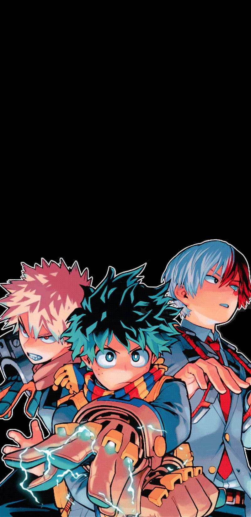 Deku X Todoroki Bakugou Wallpaper