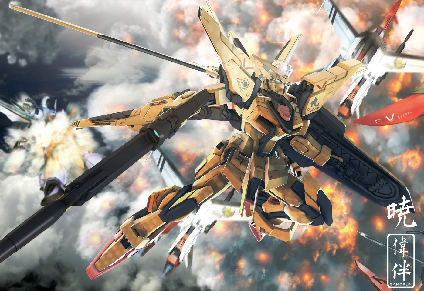 Another Gundam Inspired Wallpaper By Deviantart