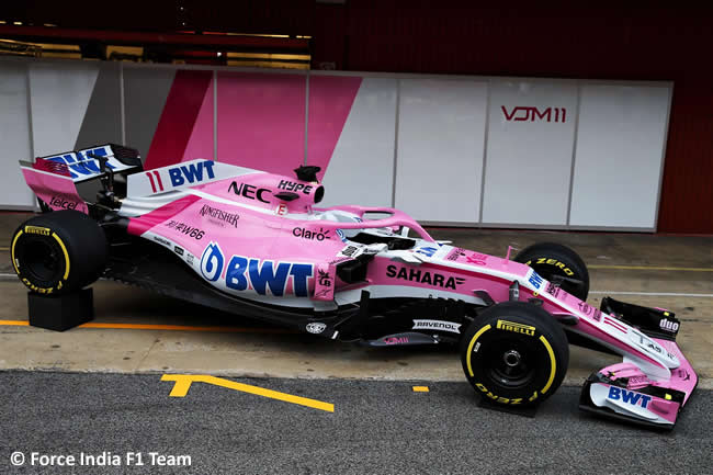 Force India Ha Presentado Su Monoplaza Para El Vjm11