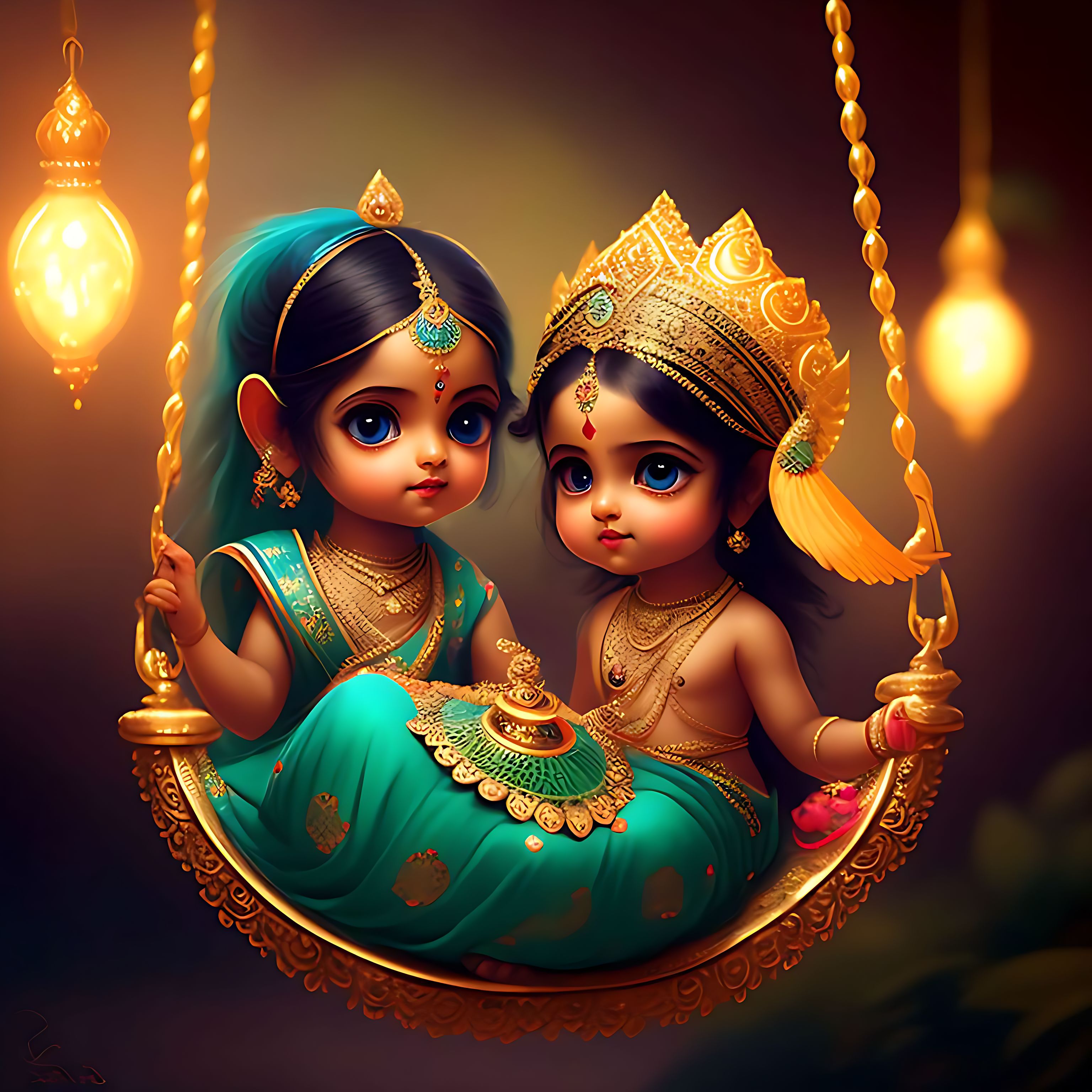 Cute Radha Krishna Wallpaper Off