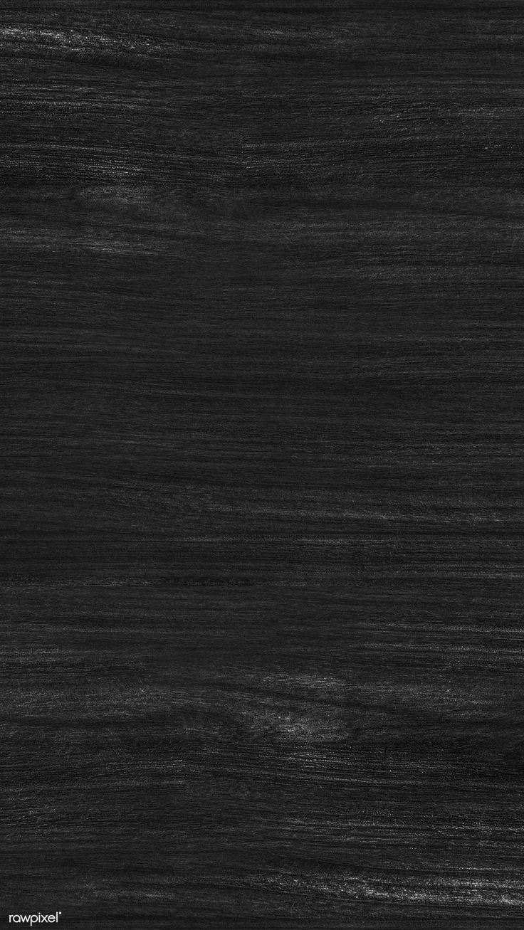 Blank Black Wooden Textured Mobile Wallpaper Background