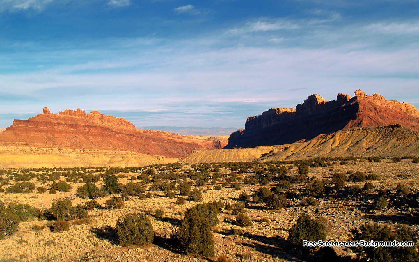 Utah Desert Background With Resolutions 1440900 Pixel