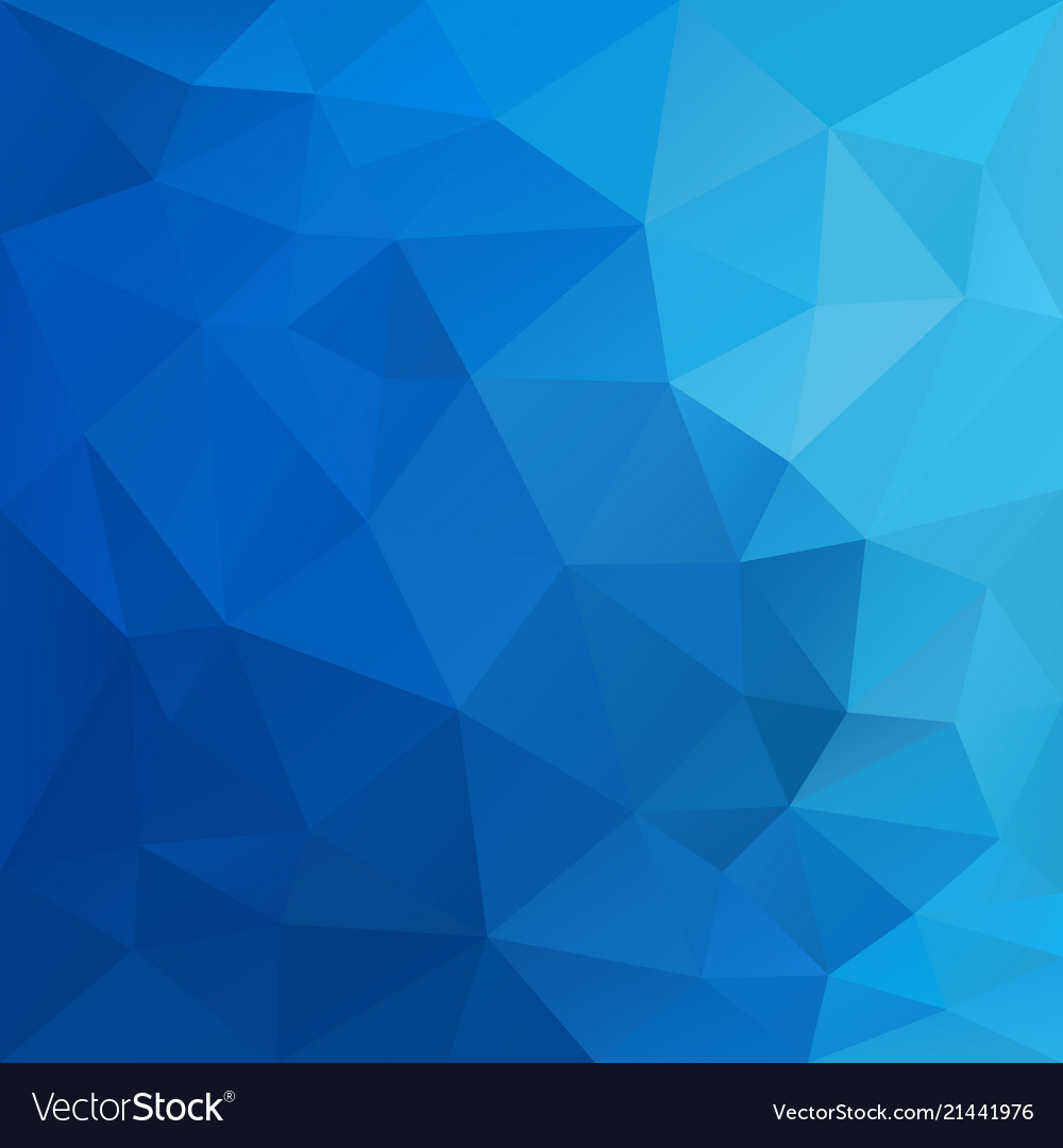 Polygonal Square Background Sky Blue Gradient Vector Image