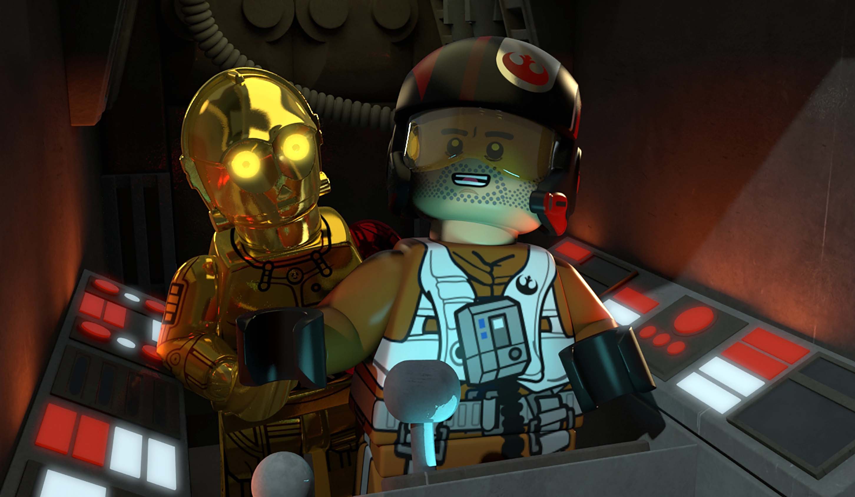 Lego Star Wars The Force Awakens Wallpaper 4k