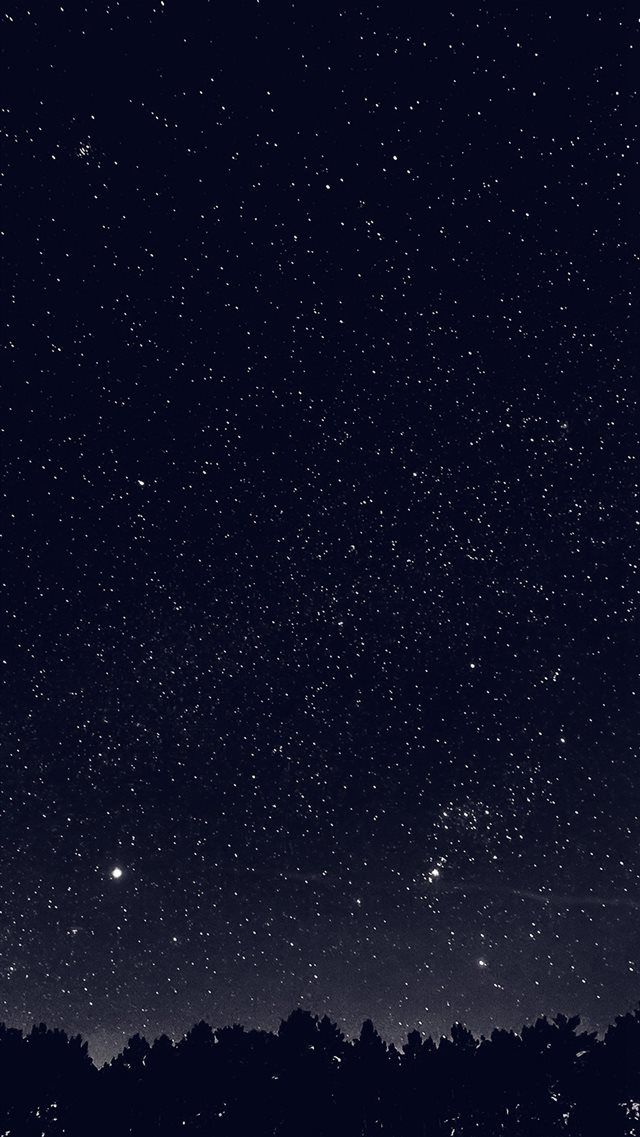 Space Sky Night Dark Nature Bw iPhone Wallpaper