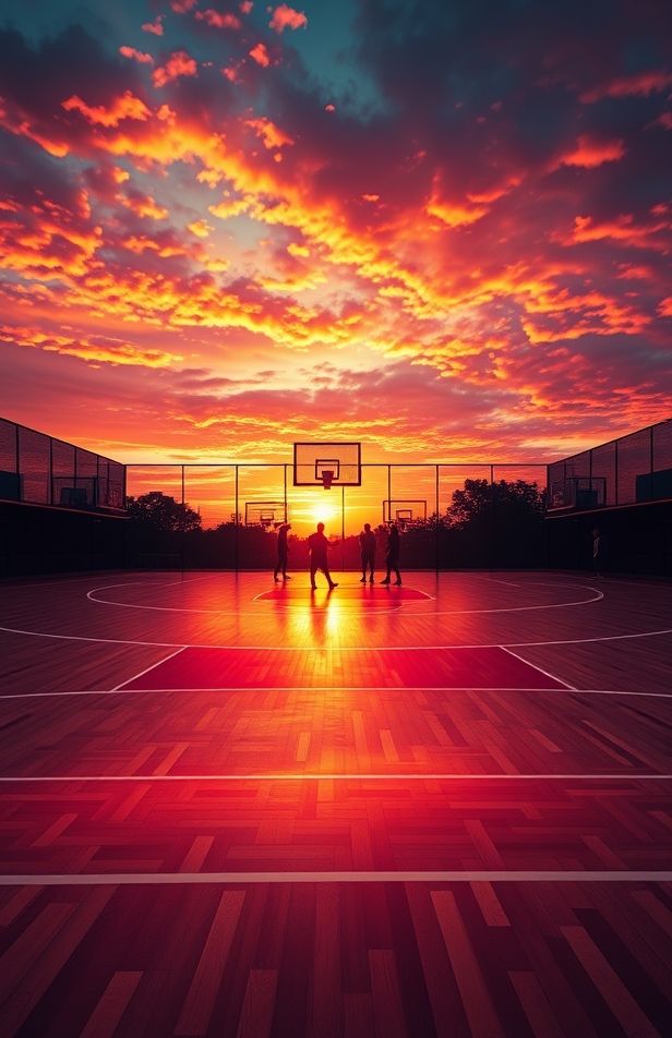 Basketball Court Wallpaper Hd
