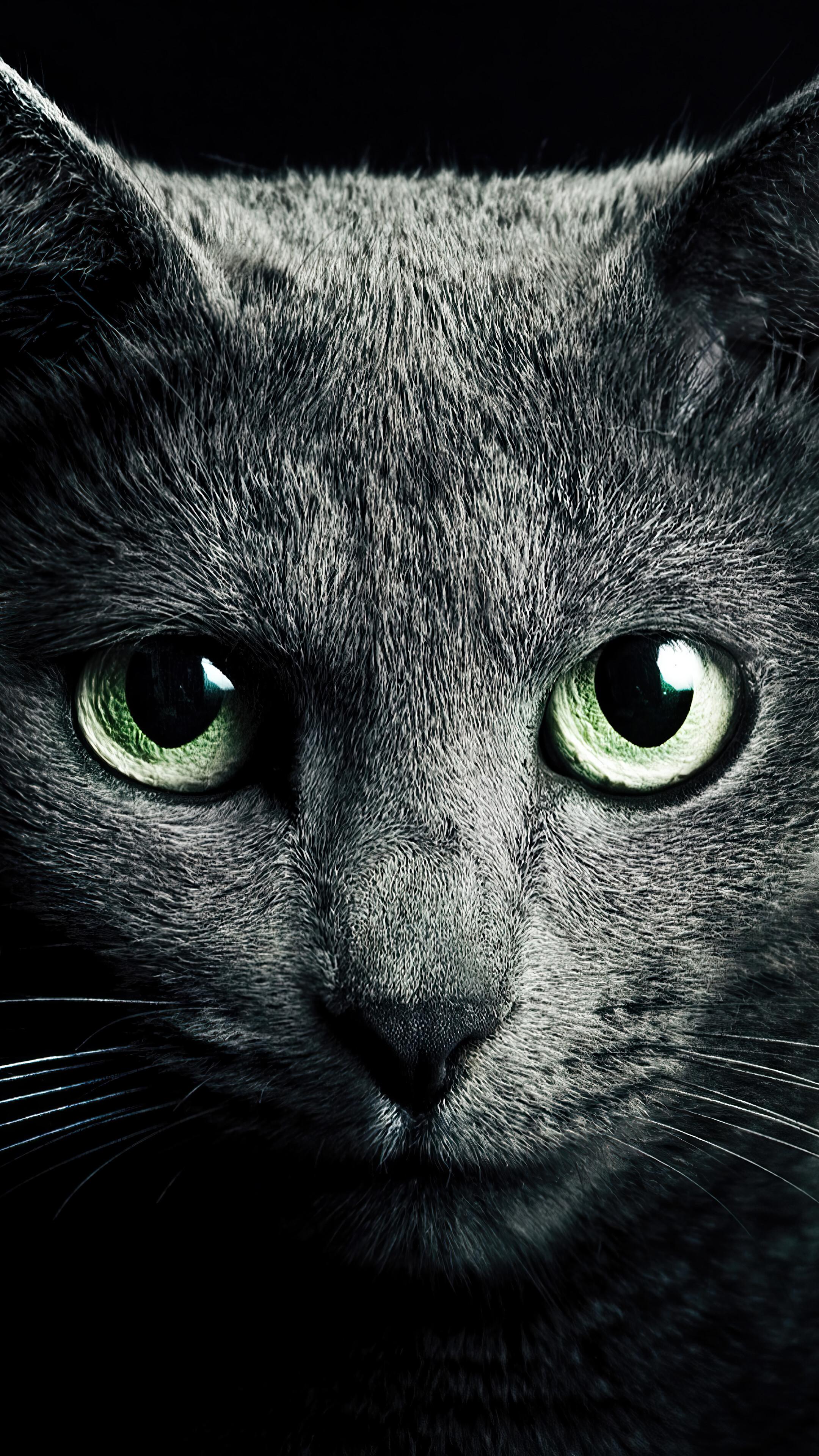 Black Cat HD 4K Wallpaper