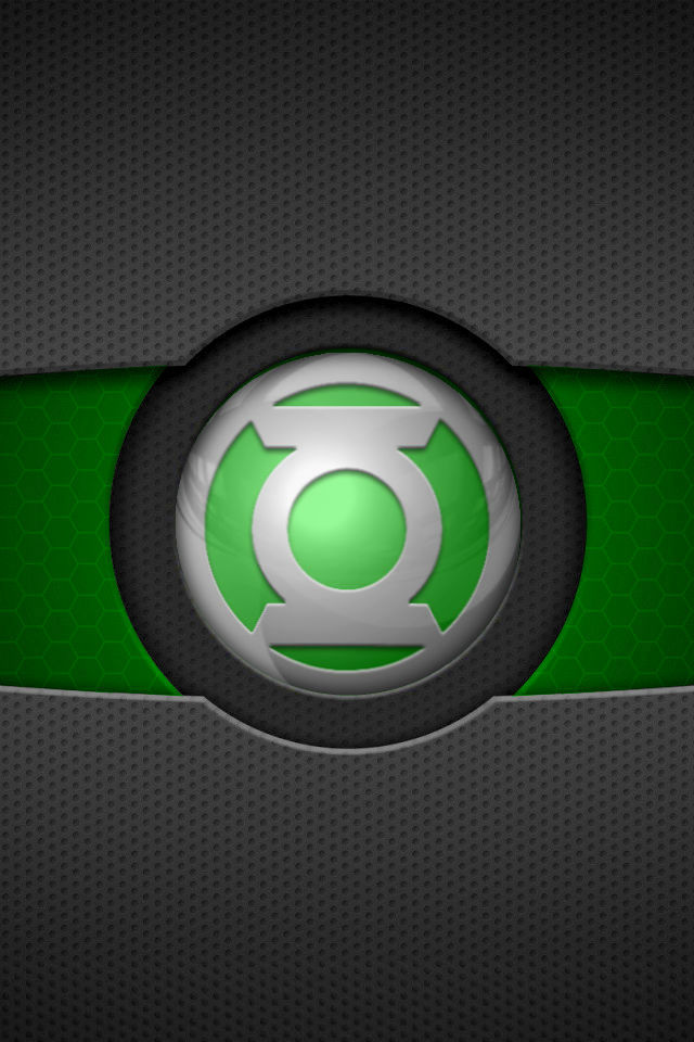 3D Honeycomb Green Lantern Logo Wallpaper by KalEl7 640x960