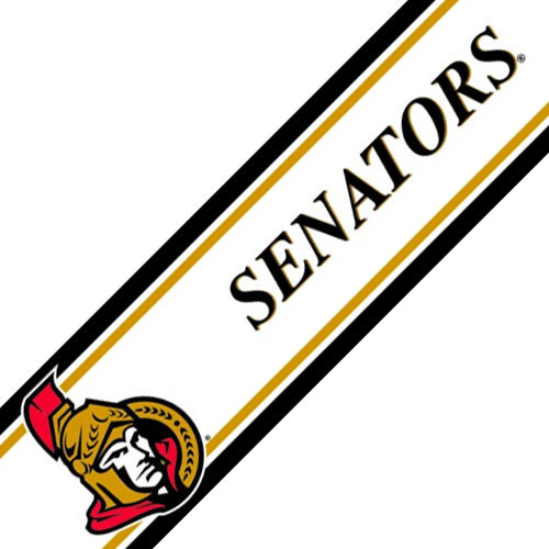 Nhl Ottawa Senators Self Stick Hockey Wall Border Roll Contemporary