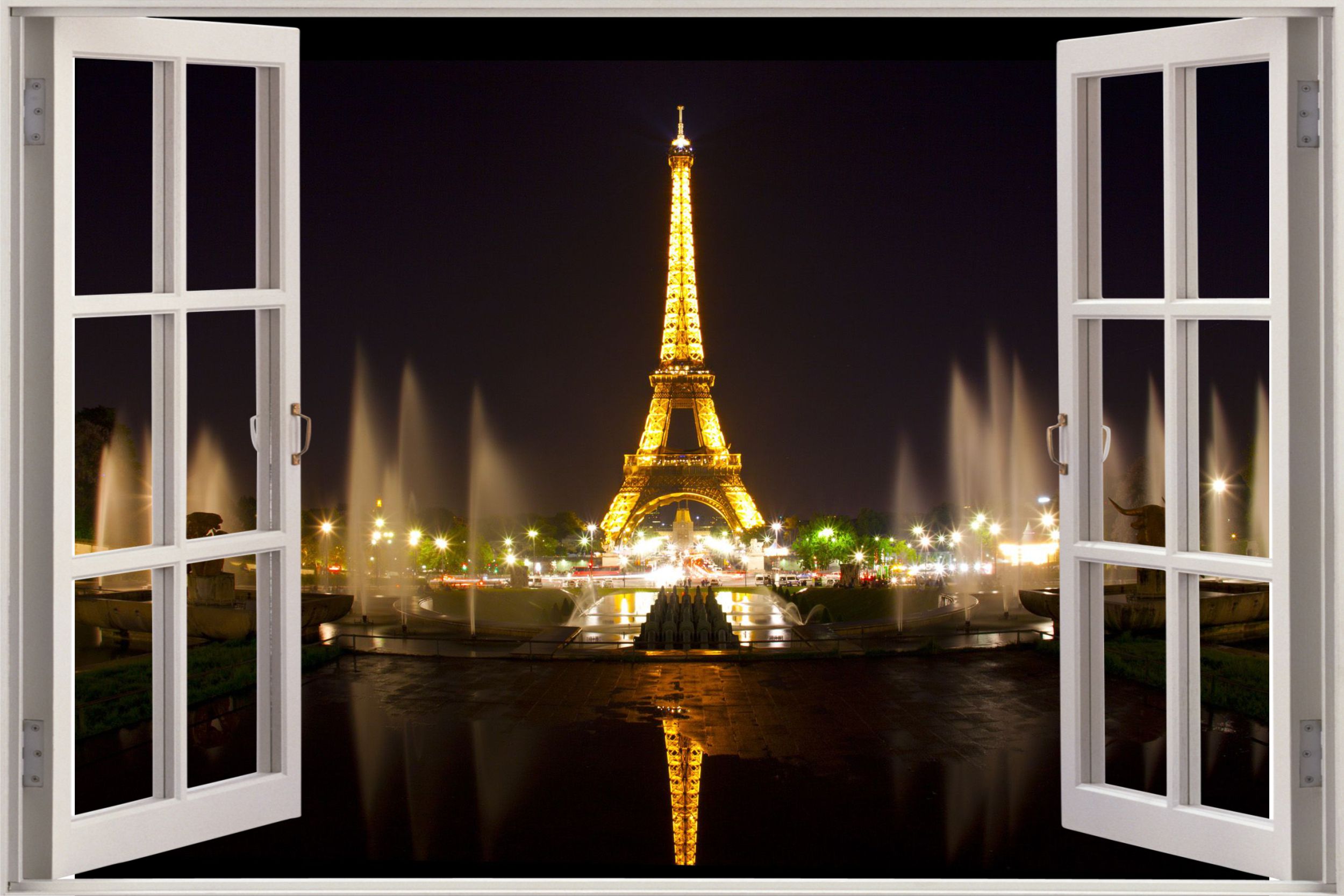 Free download Window Eiffel Tower Paris View Wall Stickers Mural Art Decal  Wallpaper [2500x1667] for your Desktop, Mobile & Tablet | Explore 47+  Eiffel Tower Wallpaper Mural | Eiffel Tower Wallpaper, Eiffel
