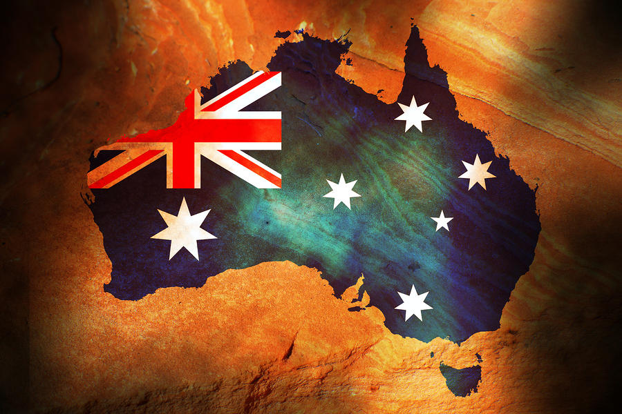 Australia Flag Art HD Wallpaper Background