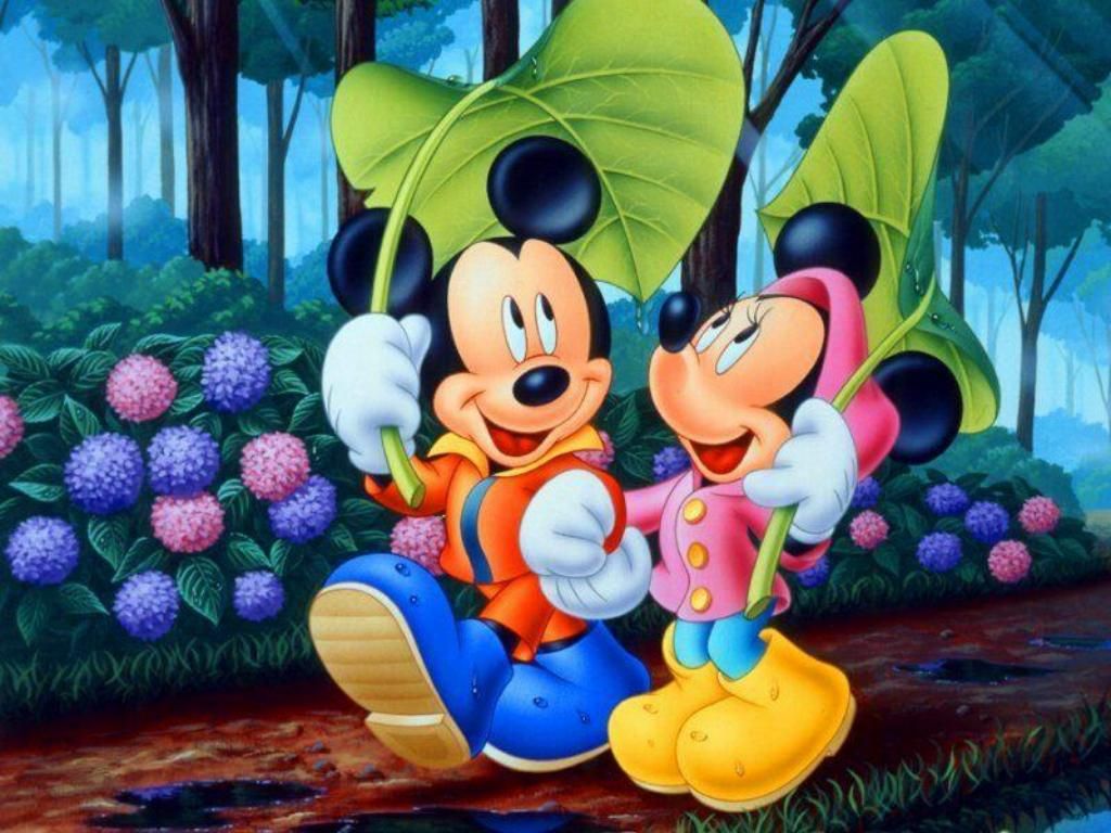 Mickey Mouse Wallpaper Archive And Minnie Strolling