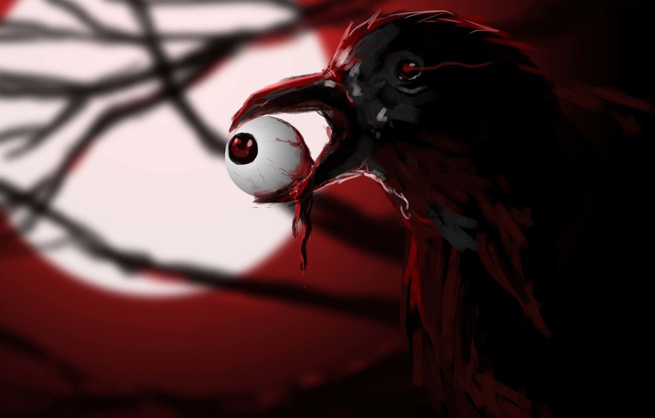 Blood Art Wallpaper On
