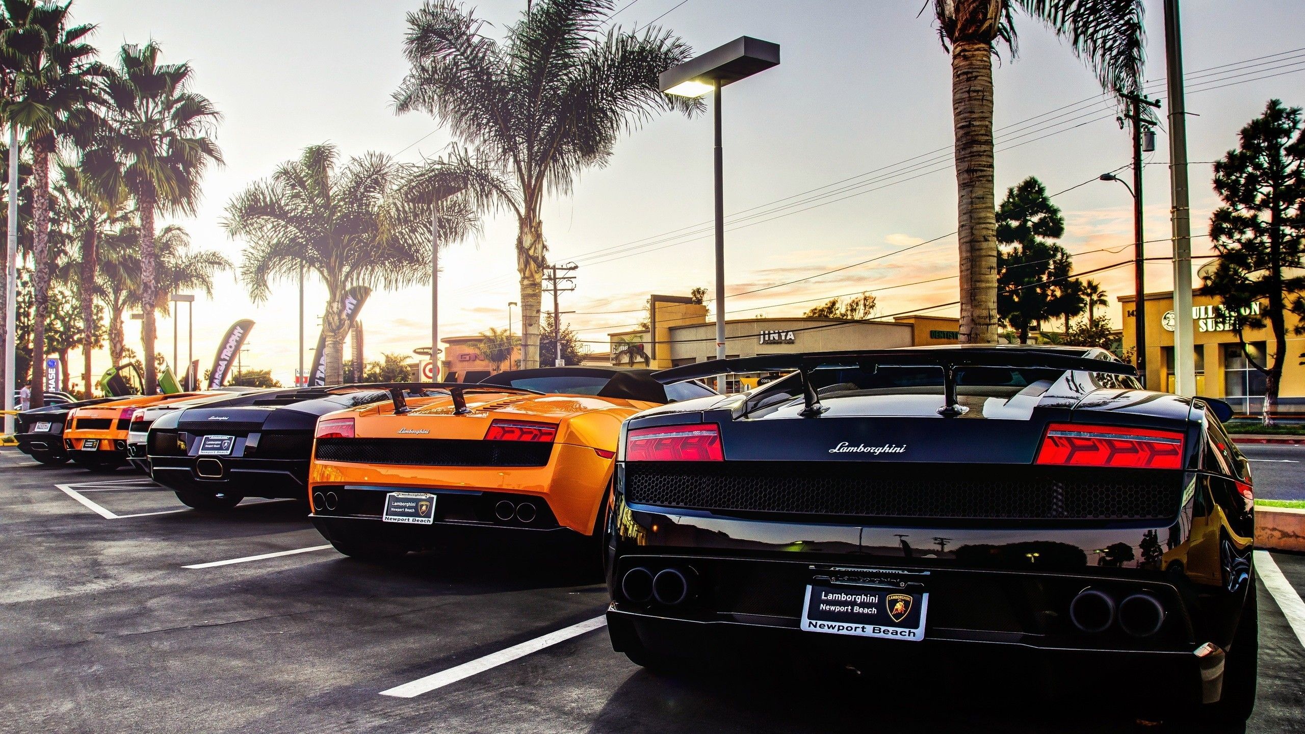 Lamborghini Cars At Newport Beach