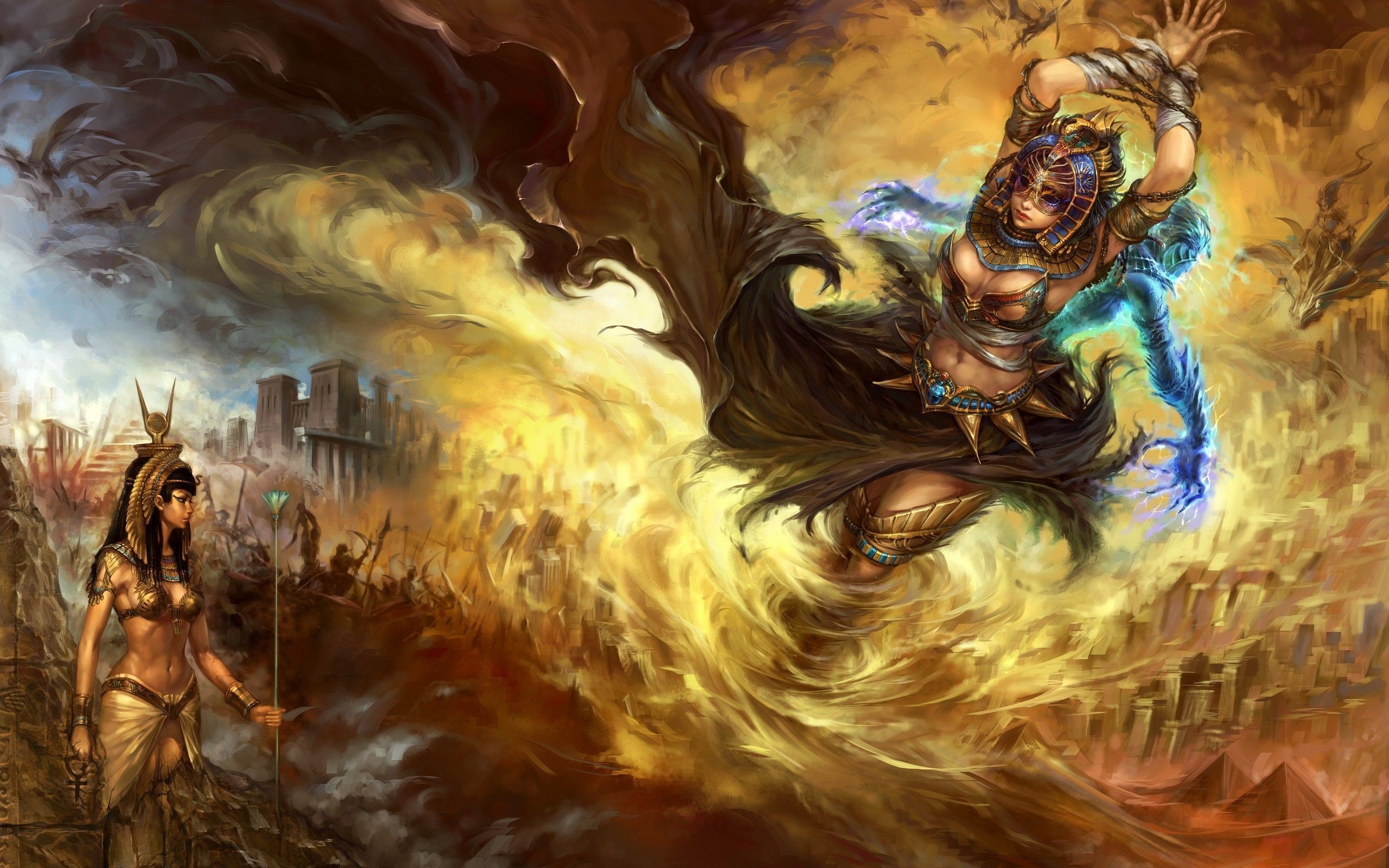 Egyptian Goddess Wallpaper Image