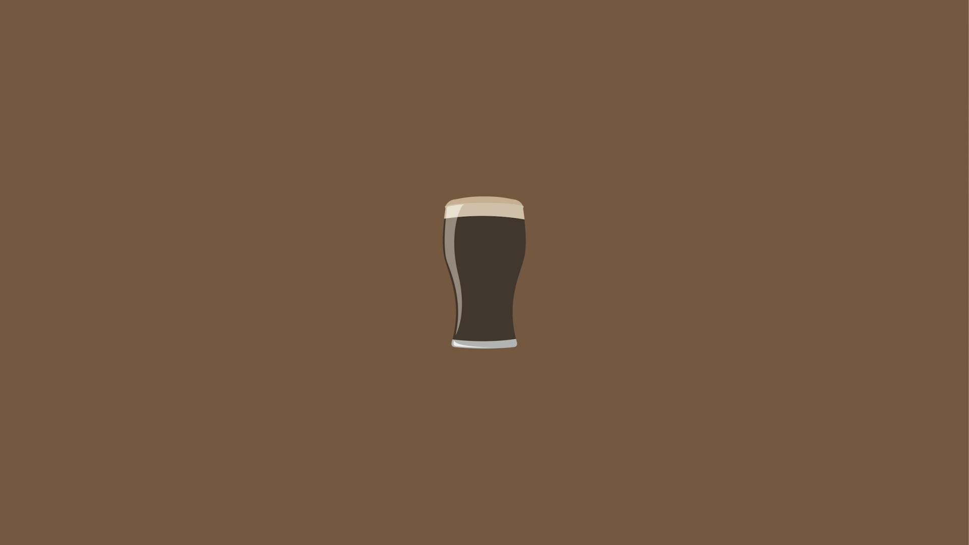 Guinness Beers Minimalistic Best Widescreen Background Awesome HD