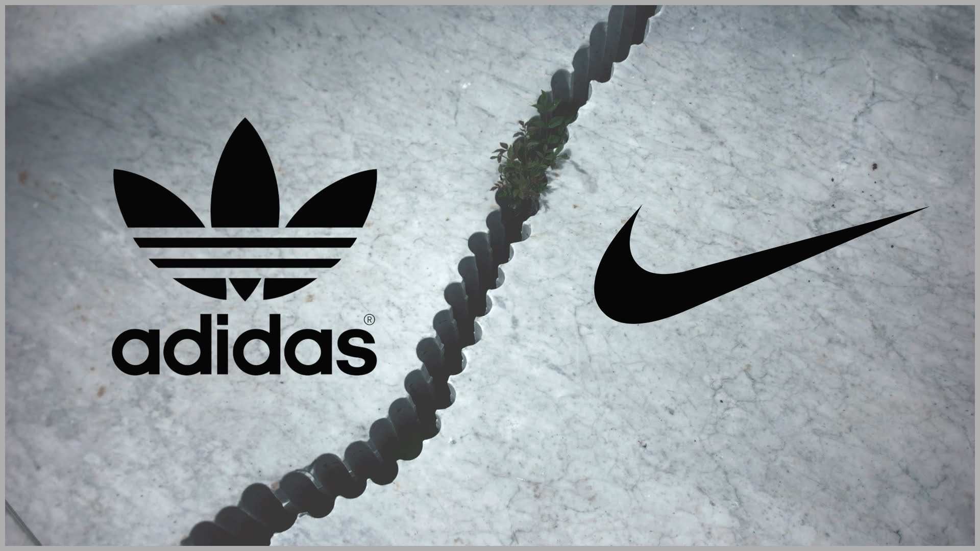 11+] Nike Vs Adidas Wallpaper HD on 