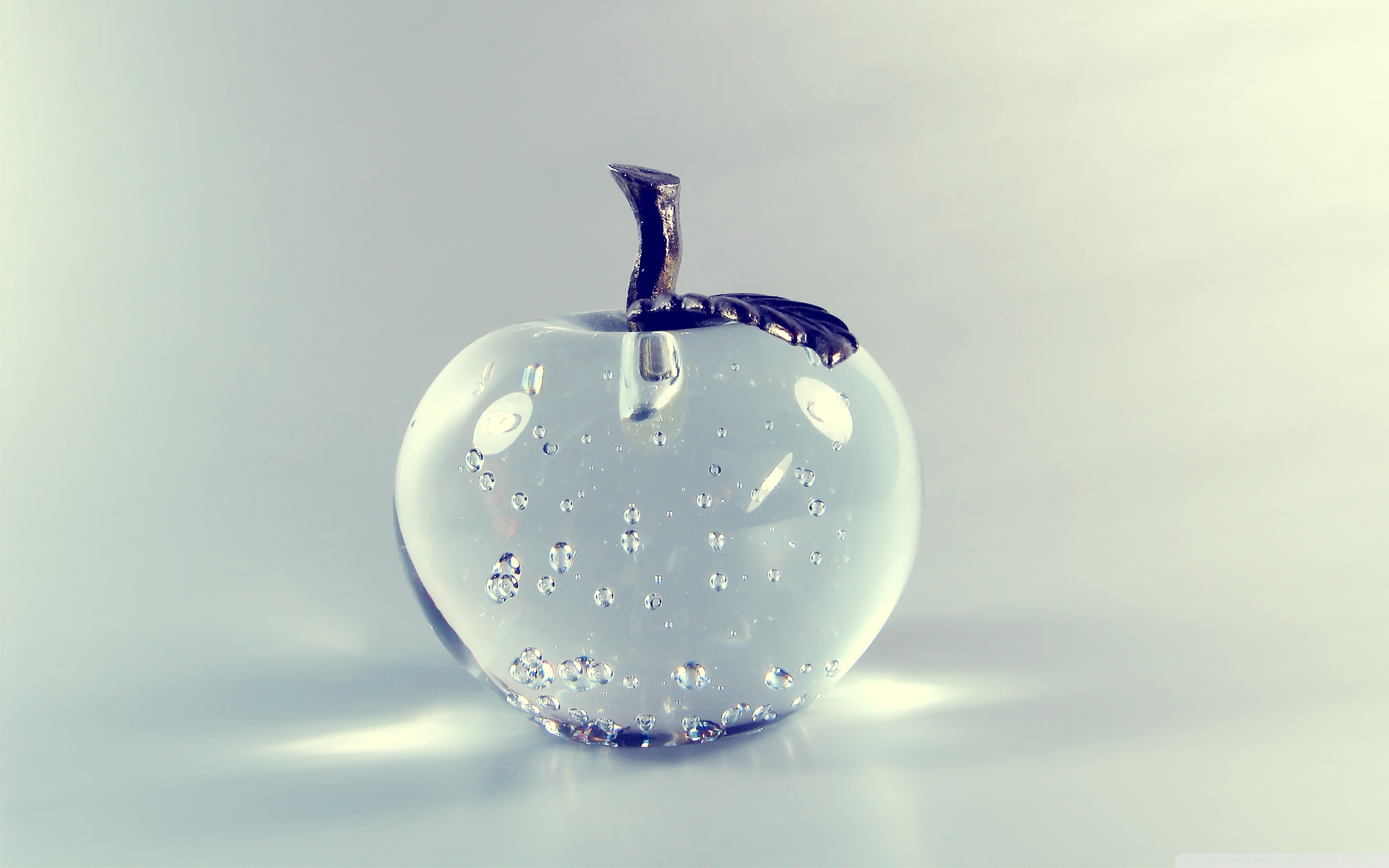 Glass Apple Wallpaper