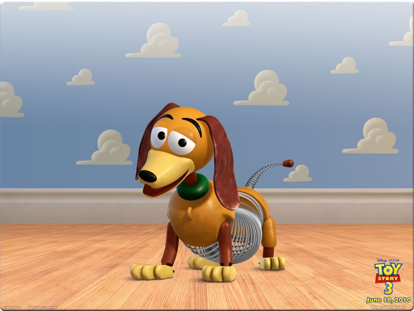 Slinky Dog Cloud Wall Wallpaper Toy Story Wallpapers