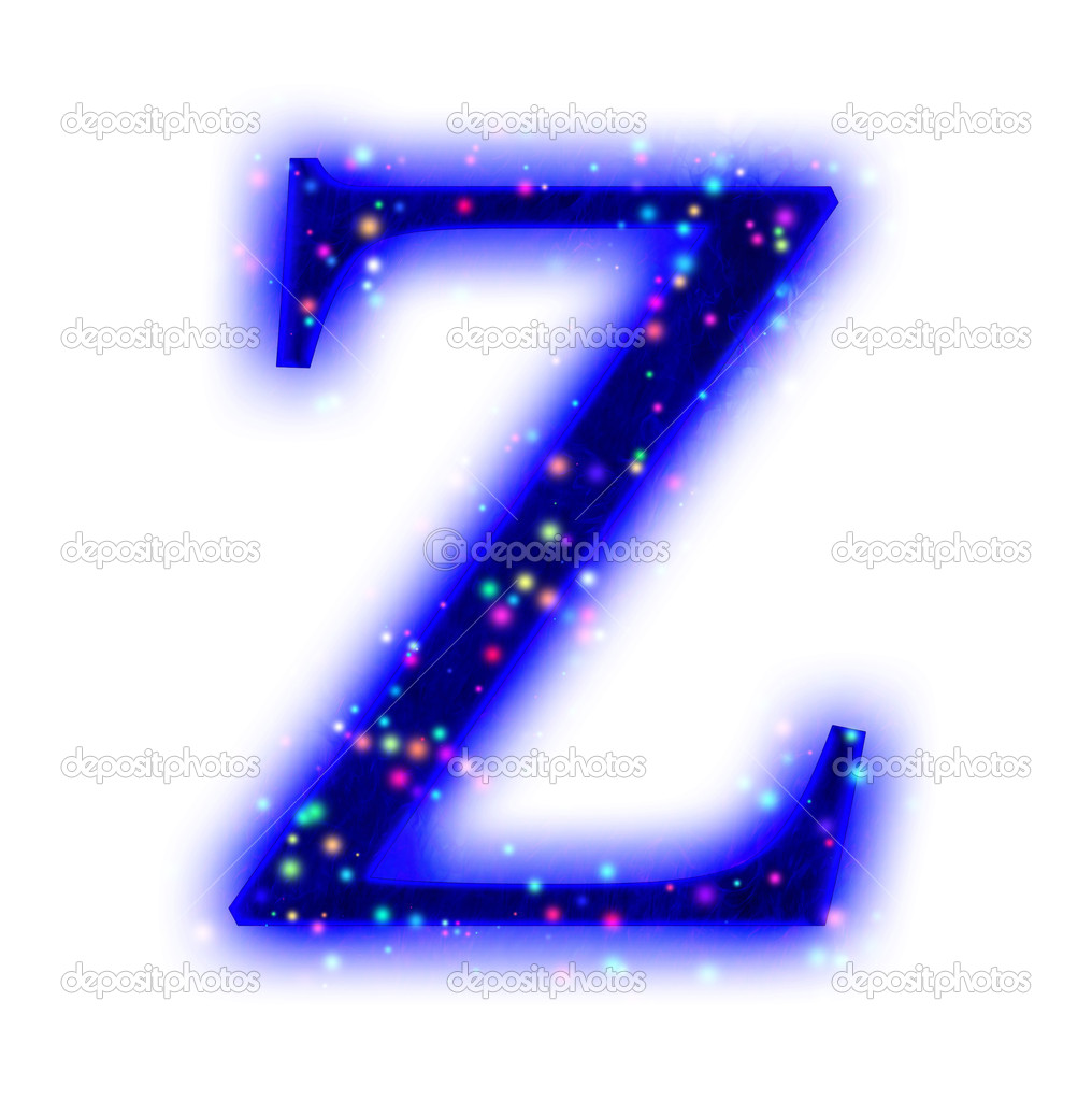 Christmas Alphabet Letter Z