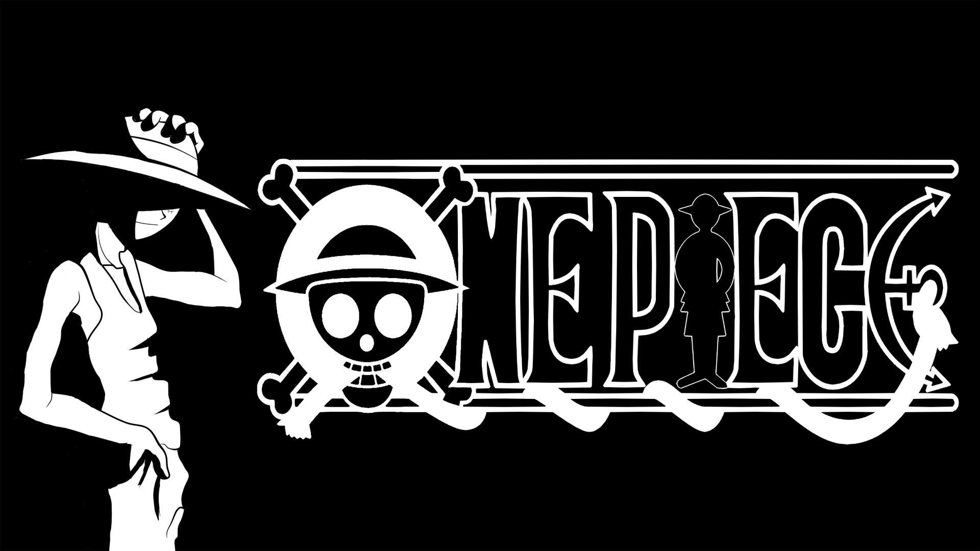 one piece logo wallpaper